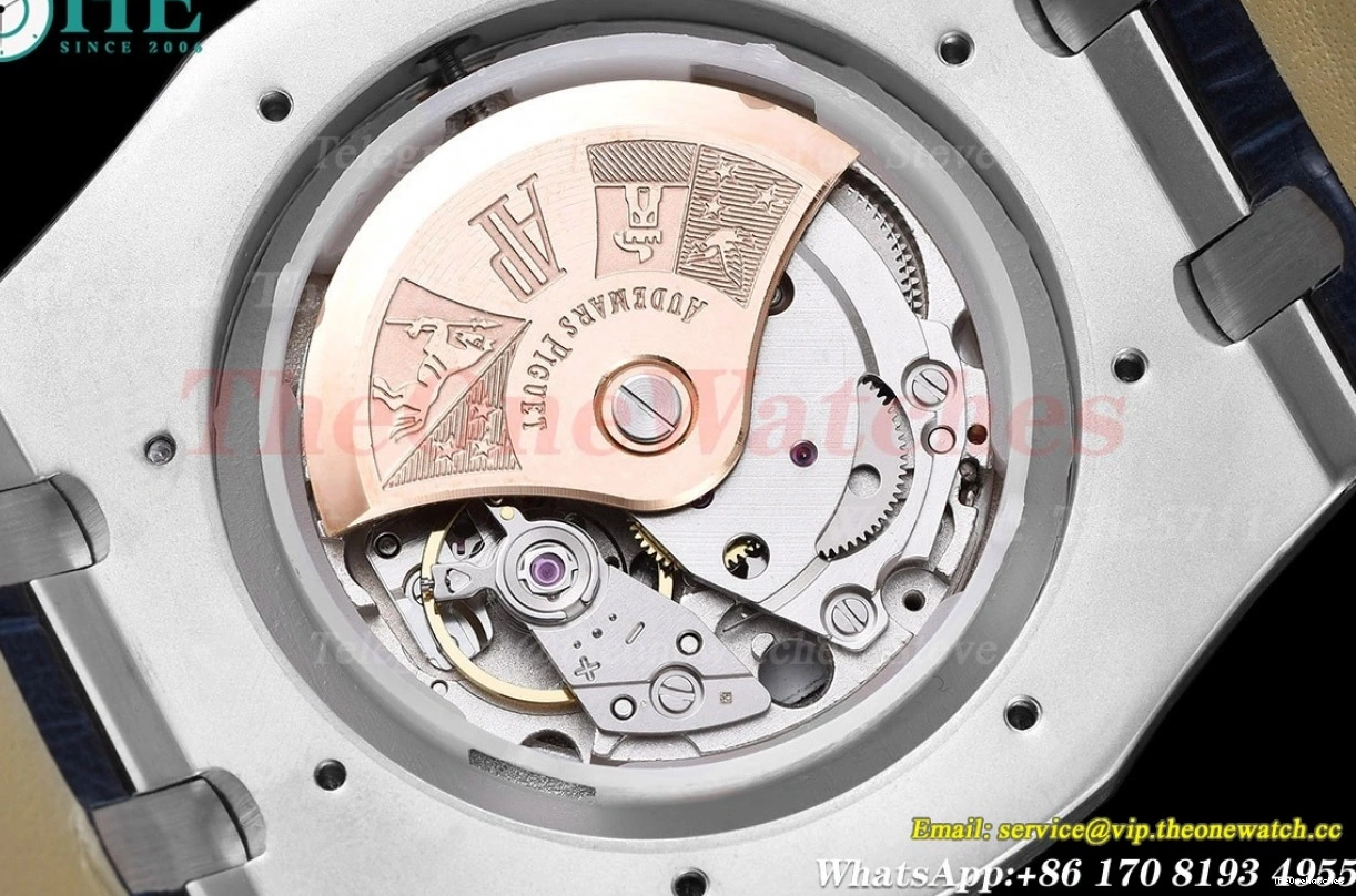 Dial LE Oak 15400 SS Blue 41mm GDF MY8215 Royal 0208